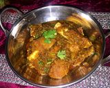 A picture of step 1 of Mutton karahi.