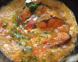 A picture of step 4 of Rui Fish with Vegetables gravy.