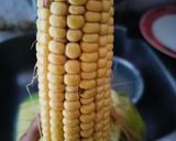 A picture of step 1 of Corn Pulao.