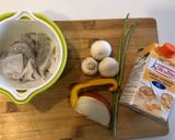 Hình bước làm 1 của món Súp hải sản