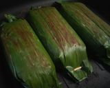 Foto langkah ke 6 dari resep Nasi Bakar Cumi Asin Teri Medan ❣️.