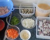 Foto del paso 2 de la receta: Arroz de pescado con gambas y almejas