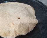 A picture of step 7 of Chapati/Roti.