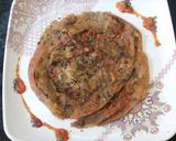 A picture of step 4 of Pudina Masala Verki Paratha.