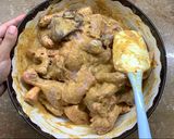A picture of step 2 of Chicken Sajji.