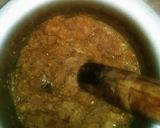 A picture of step 2 of Haidrabadi tridishnal gosht ka achar.