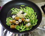 四季豆炒竹輪的食譜步驟2照片