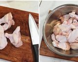 Hình bước làm 1 của món Cánh Gà Chiên Mắm Tỏi