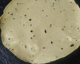 A picture of step 3 of Papad (Papad Chat).