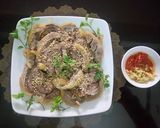 Hình bước làm 9 của món BẮP BÊ CUỘN SẢ