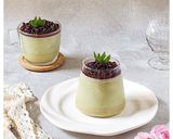 Foto langkah ke 10 dari resep Puding Srikaya Matcha Kelapa Muda Tape Ketan Hitam.