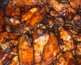 A picture of step 5 of Honey glazed chicken wings.
