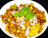 स्प्राउड चना चाट (sprouts chana chaat recipe in Hindi) रेसिपी चरण 5 फोटो