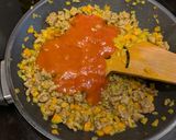 Foto del paso 4 de la receta: Huevos cocido con carne