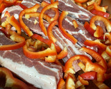 Foto del paso 3 de la receta: Costillas al horno con pimientos