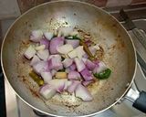 A picture of step 6 of Egg masala.