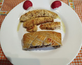 Foto del paso 11 de la receta: Hojaldre normal o sin gluten con morcilla de arroz, yogur y queso a tú gusto