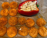 Foto del paso 4 de la receta: Pizza con base de pimiento