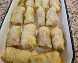 A picture of step 5 of Sauerkraut Sarma.