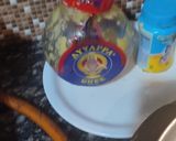 A picture of step 2 of Mango rava halwa today's special sweet for jaganath Puri festival.
