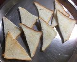 A picture of step 1 of Crispy Besan Bread Toast.