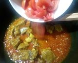 A picture of step 6 of Punjabi alo gosht.