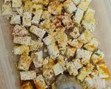 Foto del paso 4 de la receta: Tofu al horno marinado con salsa de mostaza en polvo