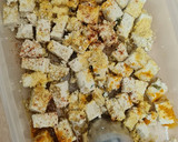Foto del paso 4 de la receta: Tofu al horno marinado con salsa de mostaza en polvo
