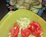 Foto del paso 7 de la receta: Tortilla de papas y cebollas con ensaladas 😉