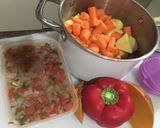 Foto del paso 1 de la receta: Verduras con Huevos al estilo Campesino