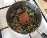 A picture of step 7 of Sauerkraut & Spinach Pizza.
