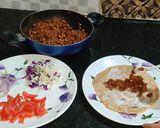 A picture of step 16 of CHATPATA RAJMA WRAP/RED KIDNEY BEANS BURRITOS.