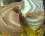 Zebra Chiffon Cake langkah memasak 19 foto