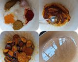 A picture of step 2 of Soya and Brinjal Curry (Gravy).