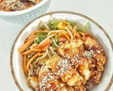 Foto langkah ke 6 dari resep Chicken Katsu Teriyaki Donburi.