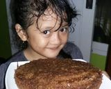 Foto langkah ke 9 dari resep Bolu Sarang Semut (Caramel Cake) Magic com.