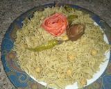 A picture of step 6 of Green chana pulao.