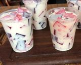 Foto del paso 3 de la receta: Gelatina con crema, lechera & mosaico