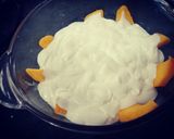 A picture of step 4 of Creamy Mango Dessert.