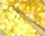 A picture of step 2 of Tumeric Matoke.
