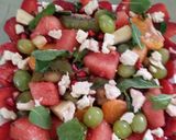A picture of step 5 of Fresh Herbs Fruity Salad.