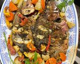 Foto del passaggio 5 della ricetta Orata al forno con verdure