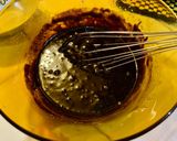 Foto langkah ke 2 dari resep Brownies Matcha Basque Burnt Cheesecake.