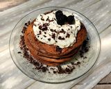 Foto del paso 8 de la receta: 💜🥞Pancakes de banana, cacao y moras 🥞 Sin azúcar añadida, naturalmente endulzados 🥞💜