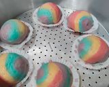 Foto langkah ke 13 dari resep Bakpao Unicorn Isi Kacang Merah (No Mixer).