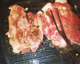 Sült tarja hagymás tört krumplival recept fázis 2 fotója