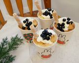 A picture of step 8 of Cute 'Bubble Milk Tea Chiffon Cupcakes' to Eat.