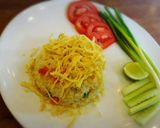 รูปขั้นตอนการทำที่ 2 ของ ข้าวผัดเกลือหน้าไข่ 19 บาท # งบ60บาท