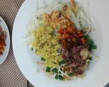 Foto langkah ke 5 dari resep Urap pepaya muda bumbu bali.
