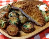 Petrezselymes újkrumpli recept fázis 5 fotója